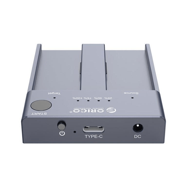Orico M.2 NVMe 2-bay SSD Duplicator M2P2-C3-C-EU-GY-BP