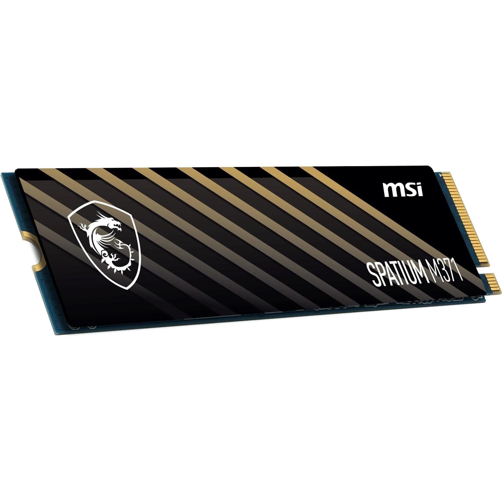 MSI Spatium M371 M.2 500GB PCIe 4.0 3D NAND NVMe Internal SSD