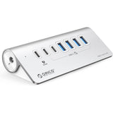 Orico Aluminum Alloy 7-Port USB Hub Silver M3U4C3-G2-10-EU-SV-BP
