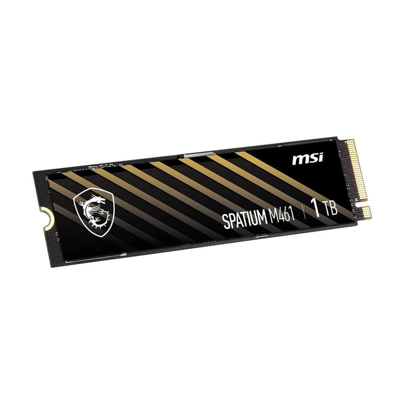 MSI Spatium M461 M.2 1TB PCIe 4.0 3D NAND NVMe Internal SSD M461M2NVME401TB