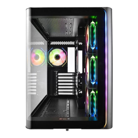 FSP M580-BA ATX Mid-Tower Gaming PC Case Black