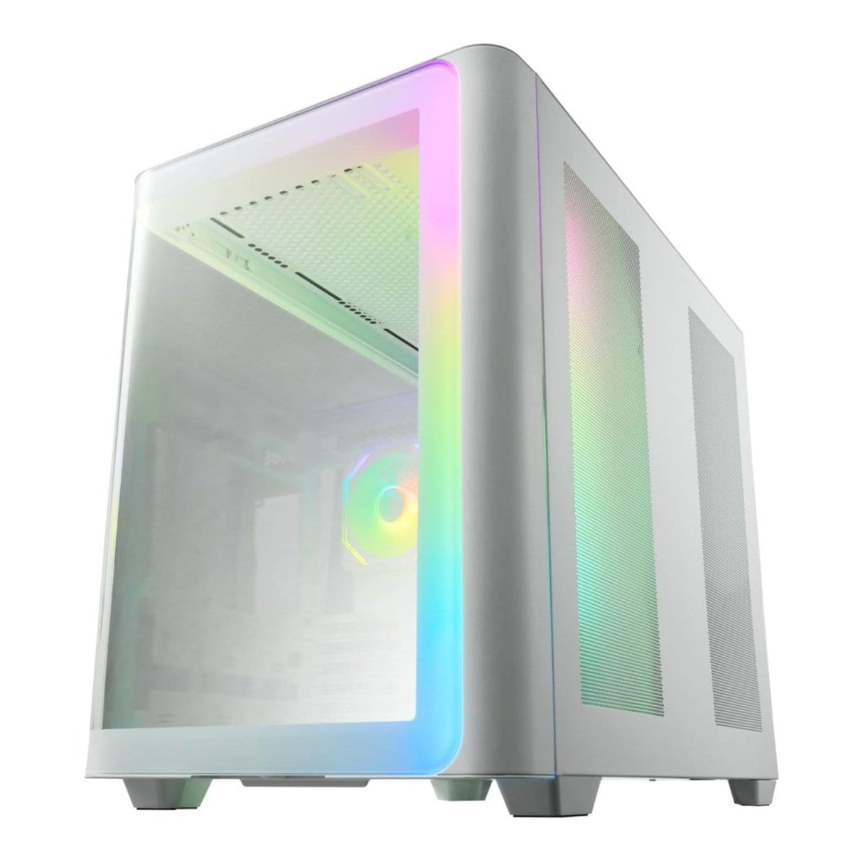 FSP M580-WA ARGB ATX Mid-Tower Gaming PC Case White
