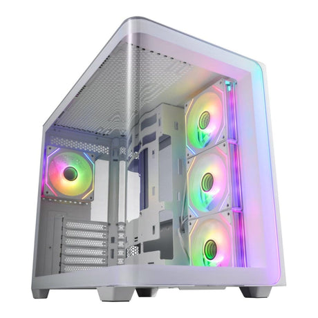 FSP M580-WA ARGB ATX Mid-Tower Gaming PC Case White