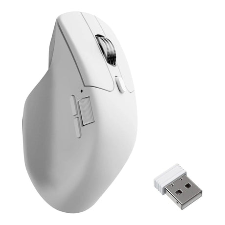 KeyChron M6 Bluetooth 2.4GHz Wireless Mouse - White M6S-A24