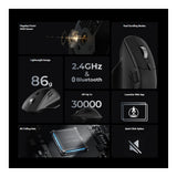 Keychron M6S-B72 1K Wireless Mouse Black