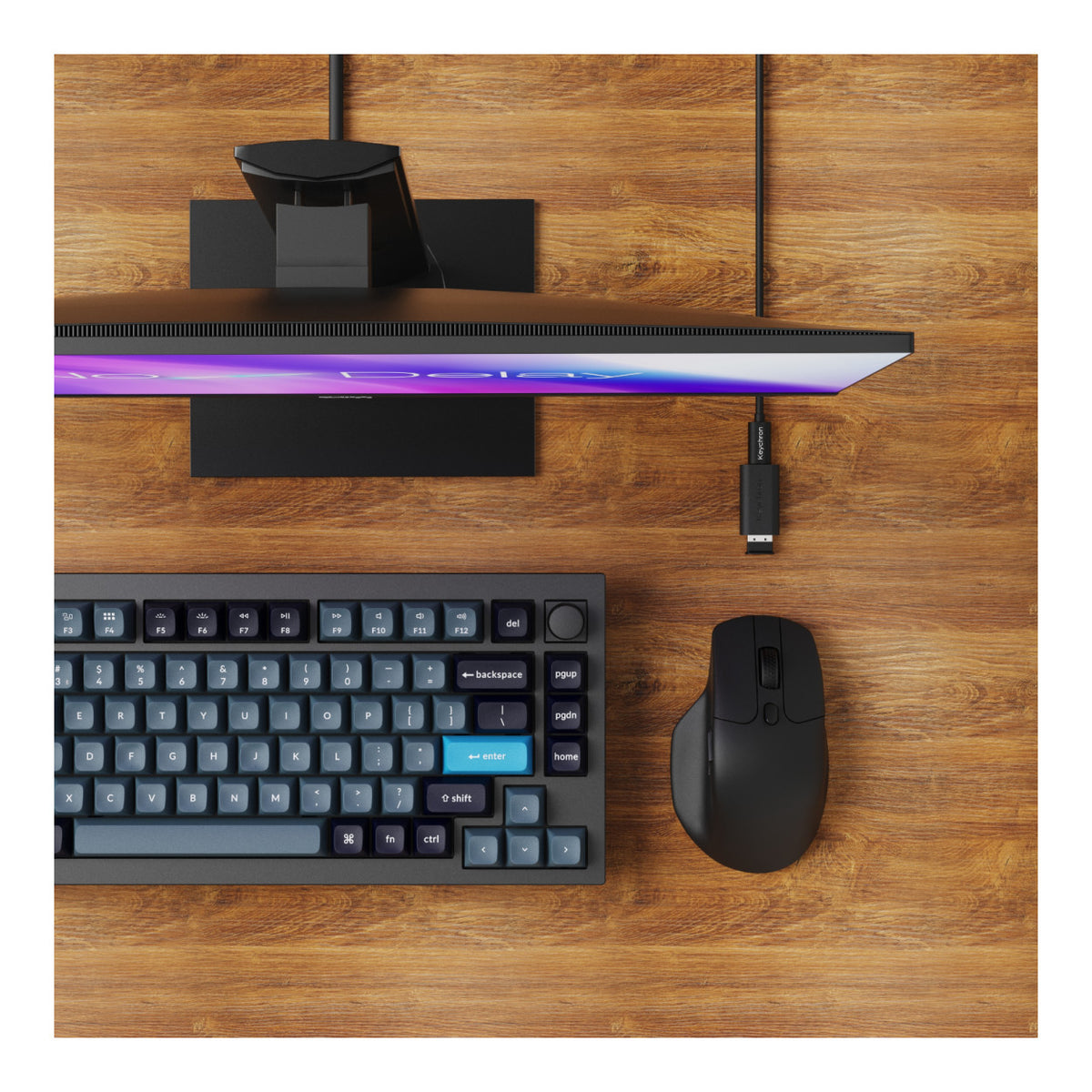 Keychron M6S-B72 1K Wireless Mouse Black