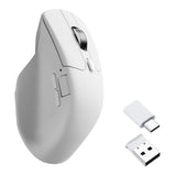 KeyChron M6SB72 1K Bluetooth 2.4GHz Wireless Mouse with Huano Silent Micro Switch - White M6S-B72