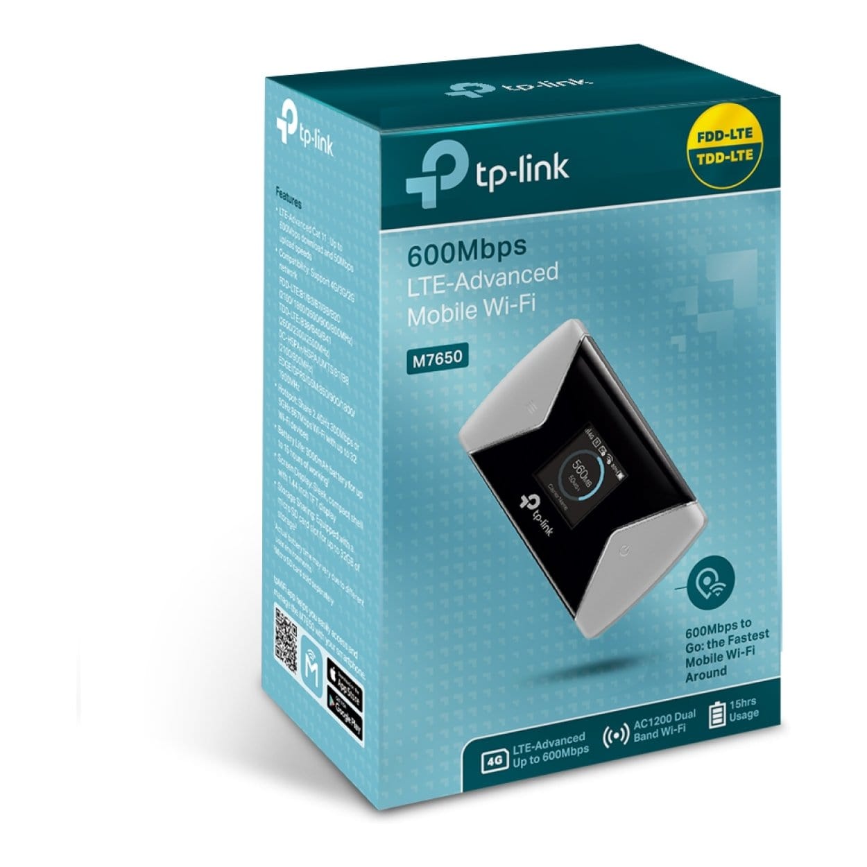 TP-Link MiFi M7650 600Mbps LTE-A Mobile Wi-Fi Router – FirstShop