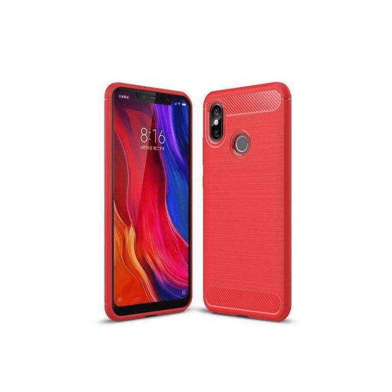 Tuff-Luv M992 Carbon Fibre Mobile Phone Case Red
