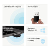 Mercusys N300 Nano Wireless USB Dongle MA12N