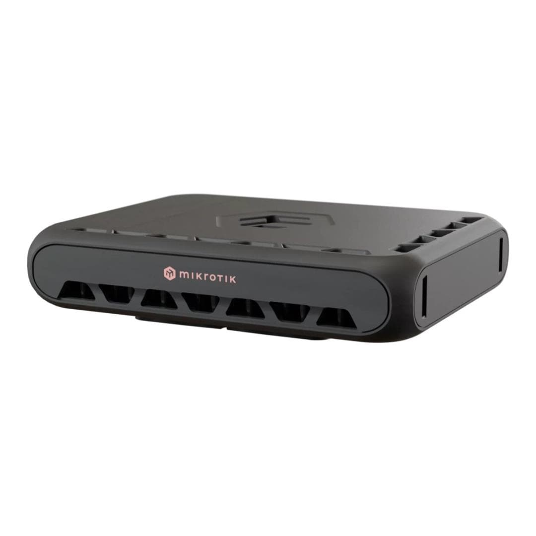 MikroTik hAP be3 Media BE9300 Wireless Router - Tri-band 2.4GHz 5GHz and 6GHz Black MA53UG+HBEH
