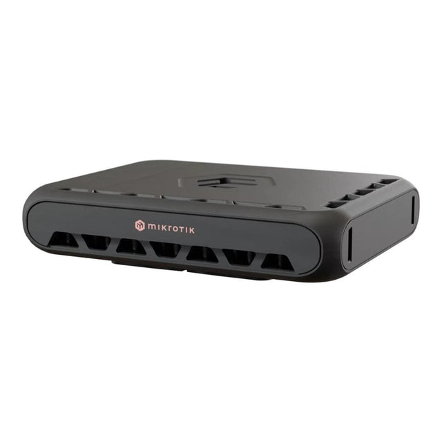 MikroTik hAP be3 Media BE9300 Wireless Router - Tri-band 2.4GHz 5GHz and 6GHz Black MA53UG+HBEH