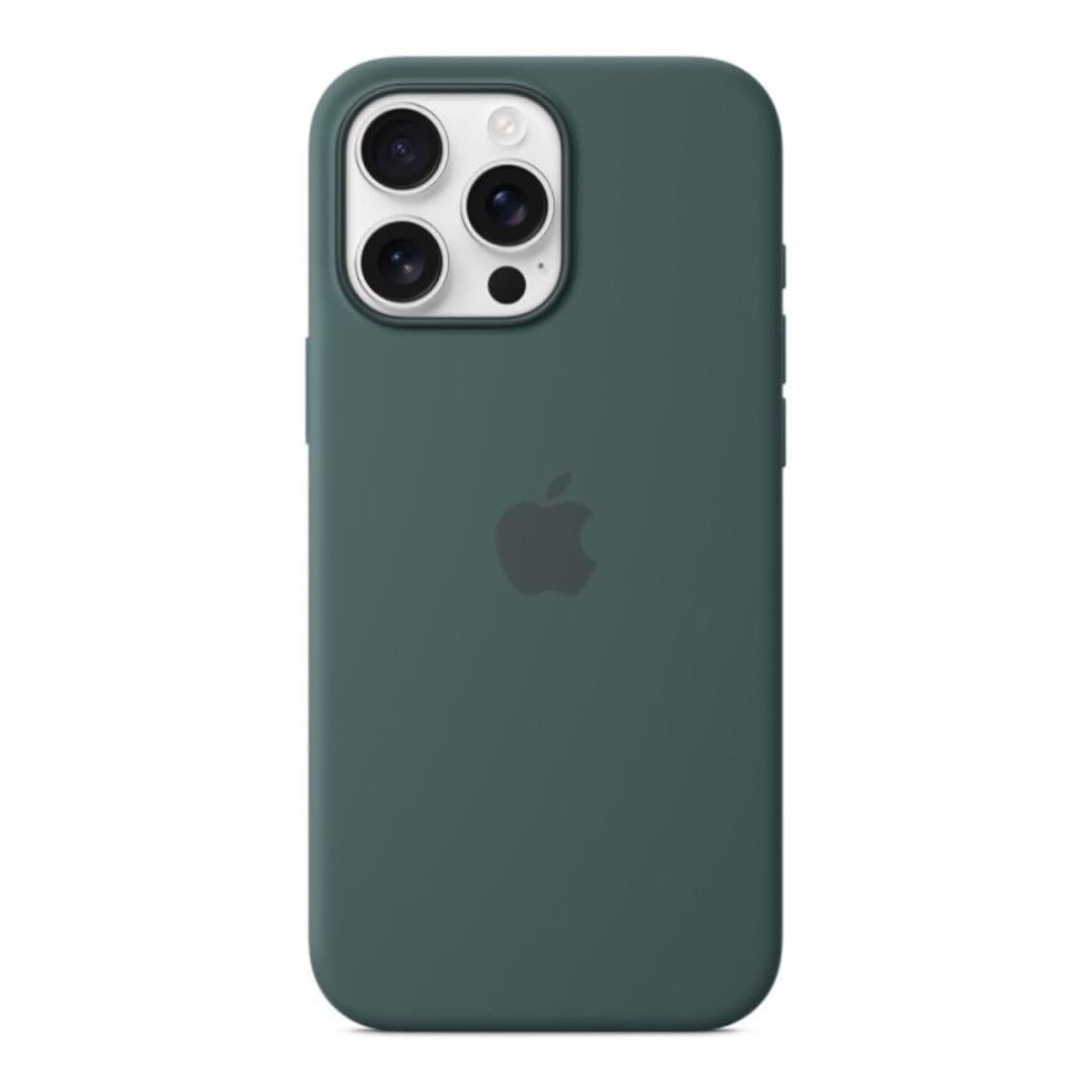 Apple iPhone 16 Pro Max Silicone MagSafe Case - Lake Green MA7V4ZM