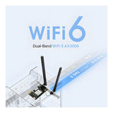 Mercusys MA80XE AX3000 Wi-Fi 6 Bluetooth 5.3 PCIe Adapter