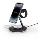 MagEasy PowerStation 5-in-1 Magnetic Wireless Charging Stand Black MAAIWA130BK22