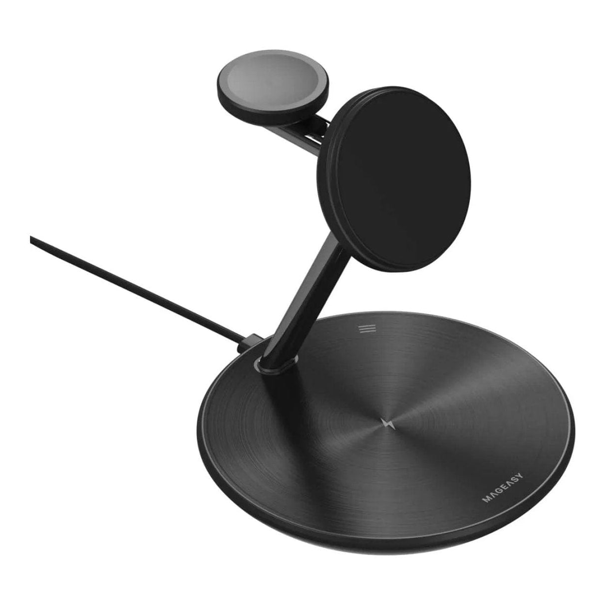 MagEasy PowerStation 5-in-1 Magnetic Wireless Charging Stand Black MAAIWA130BK22
