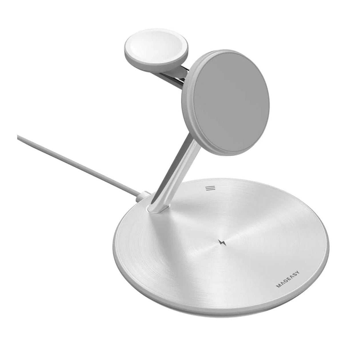 MagEasy PowerStation 5-in-1 Magnetic Wireless Charging Stand White MAAIWA130WH22