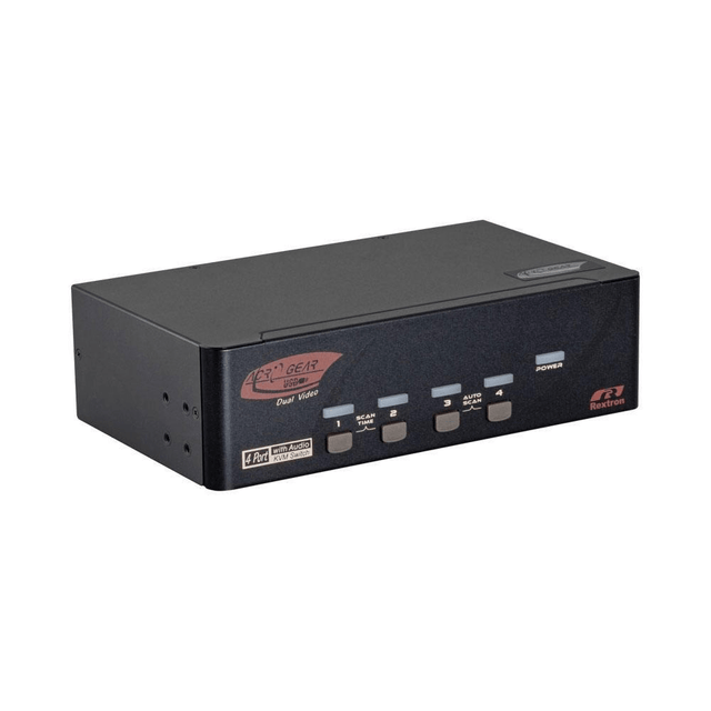 Rextron MADG-124 4-port Dual HDMI KVM Splitter MADG-124
