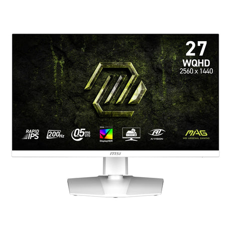 MSI MAG 274QRFW E20 27-inch 2560 x 1440p WQHD 16:9 200Hz 0.5ms LED IPS Gaming Monitor