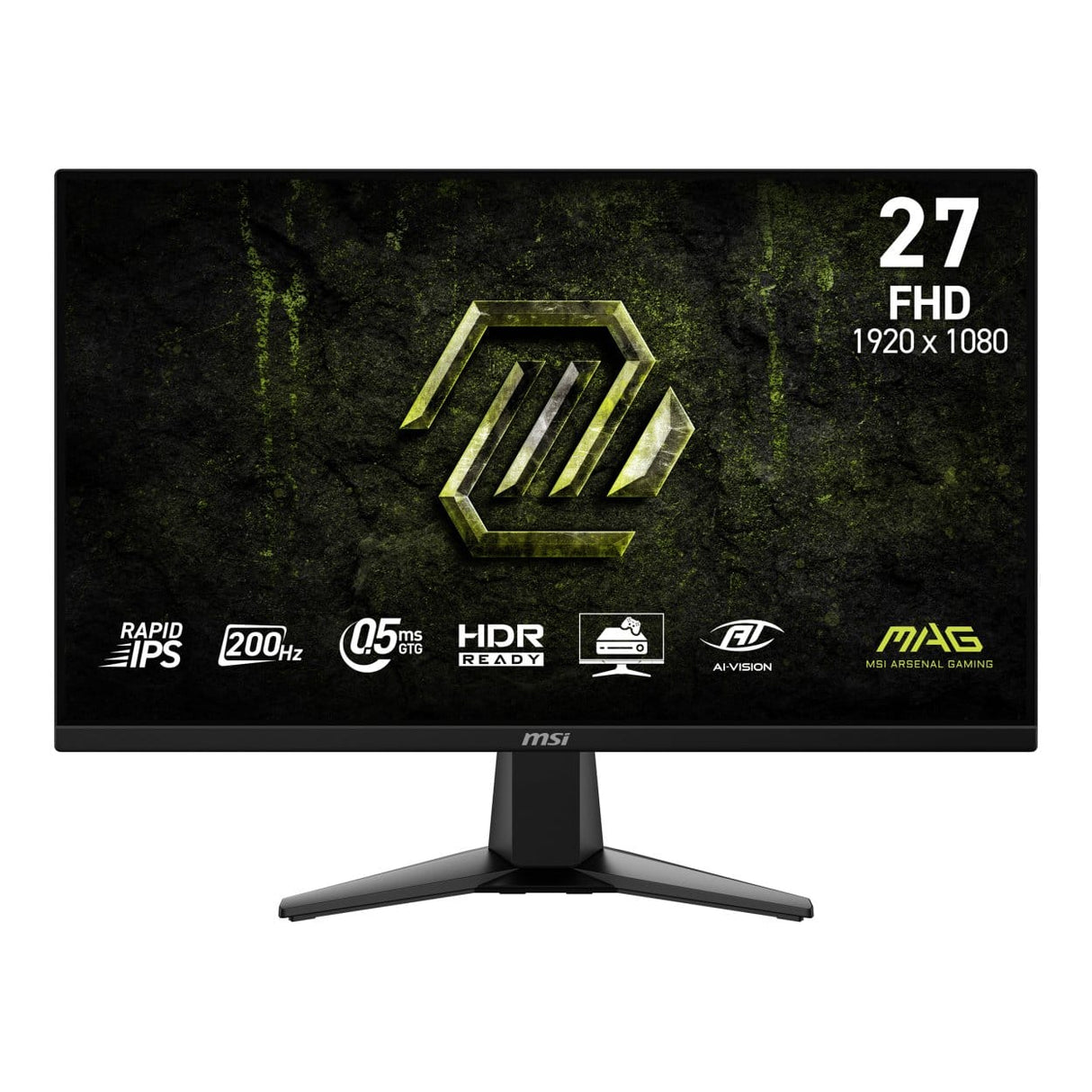 MSI MAG 275F E20 27-inch 1920 x 1080p FHD 16:9 200Hz 0.5ms LED IPS Gaming Monitor