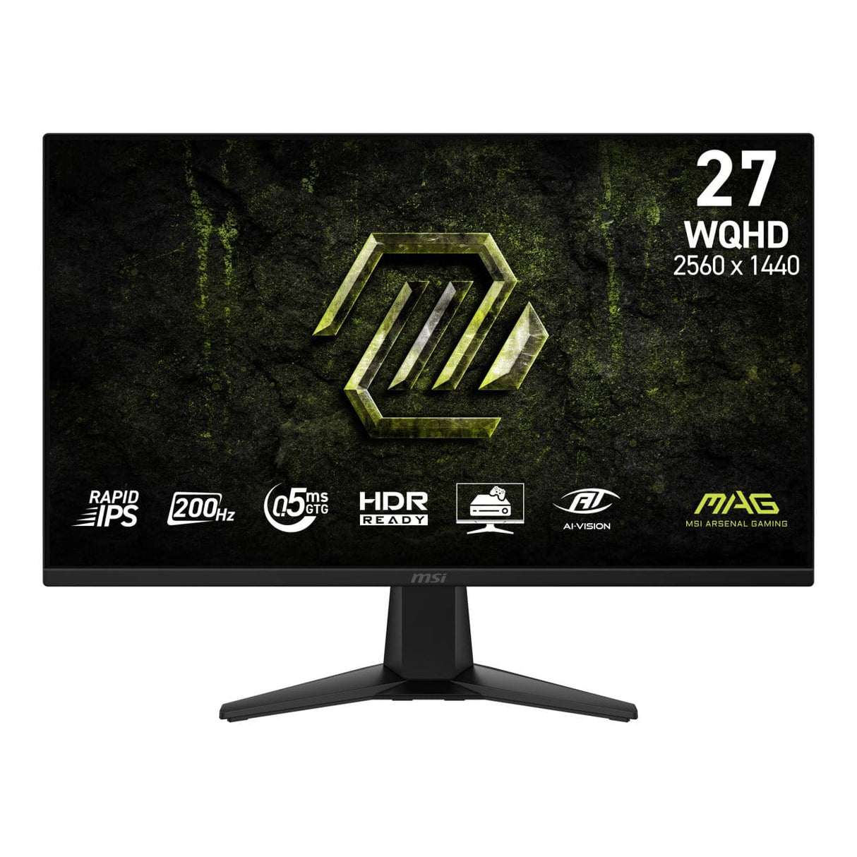 MSI MAG 275QF E20 27-inch 2560 x 1440p WQHD 16:9 200Hz 0.5ms LED IPS Gaming Monitor