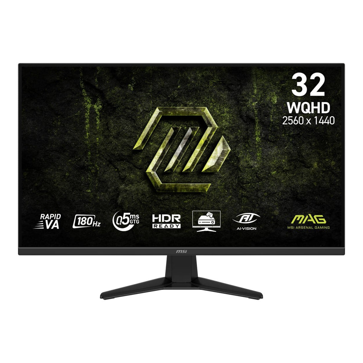 MSI MAG 325QF E18V 31.5-inch 2560 x 1440p WQHD 16:9 180Hz 0.5ms LED VA Gaming Monitor