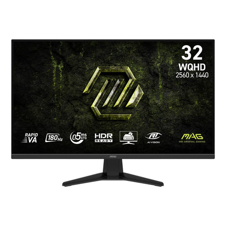 MSI MAG 325QF E18V 31.5-inch 2560 x 1440p WQHD 16:9 180Hz 0.5ms LED VA Gaming Monitor