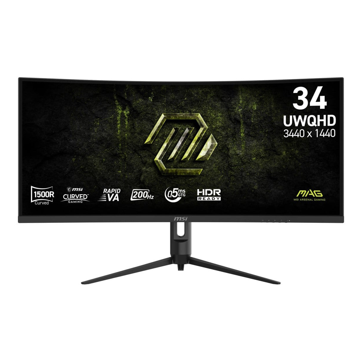 MSI MAG 342CQRF E20 34-inch 3440 x 1440p UWQHD 21:9 200Hz 0.5ms LED VA Curved Gaming Monitor
