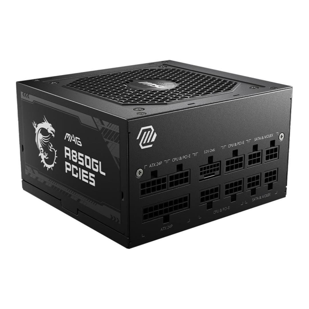 MSI MAG A850GL PCIe5 850W 80 Plus Gold 20+4 pin ATX Power Supply