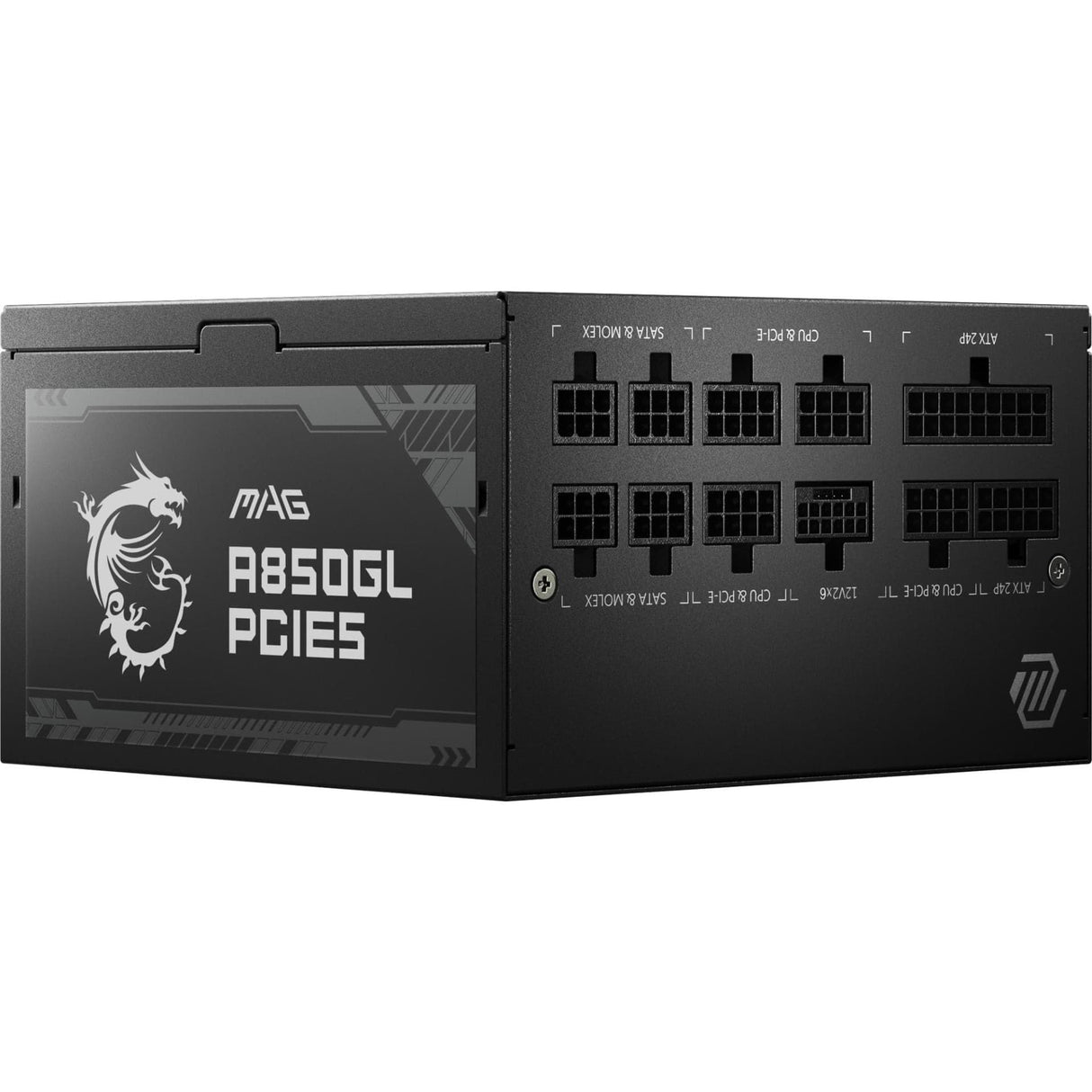 MSI MAG A850GL PCIE5 850W 80 PLUS Gold 20+4 pin ATX Black Power Supply