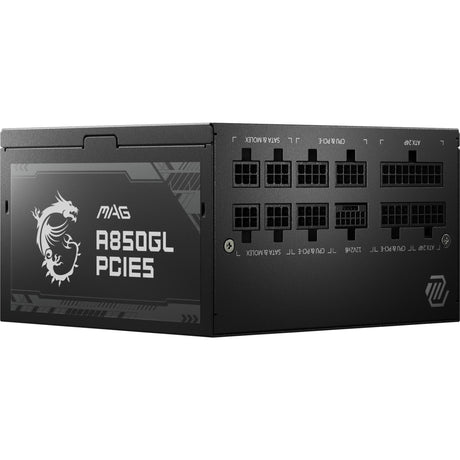 MSI MAG A850GL PCIE5 850W 80 PLUS Gold 20+4 pin ATX Black Power Supply