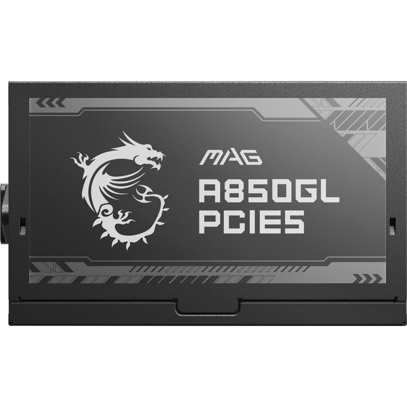 MSI MAG A850GL PCIE5 850W 80 PLUS Gold 20+4 pin ATX Black Power Supply
