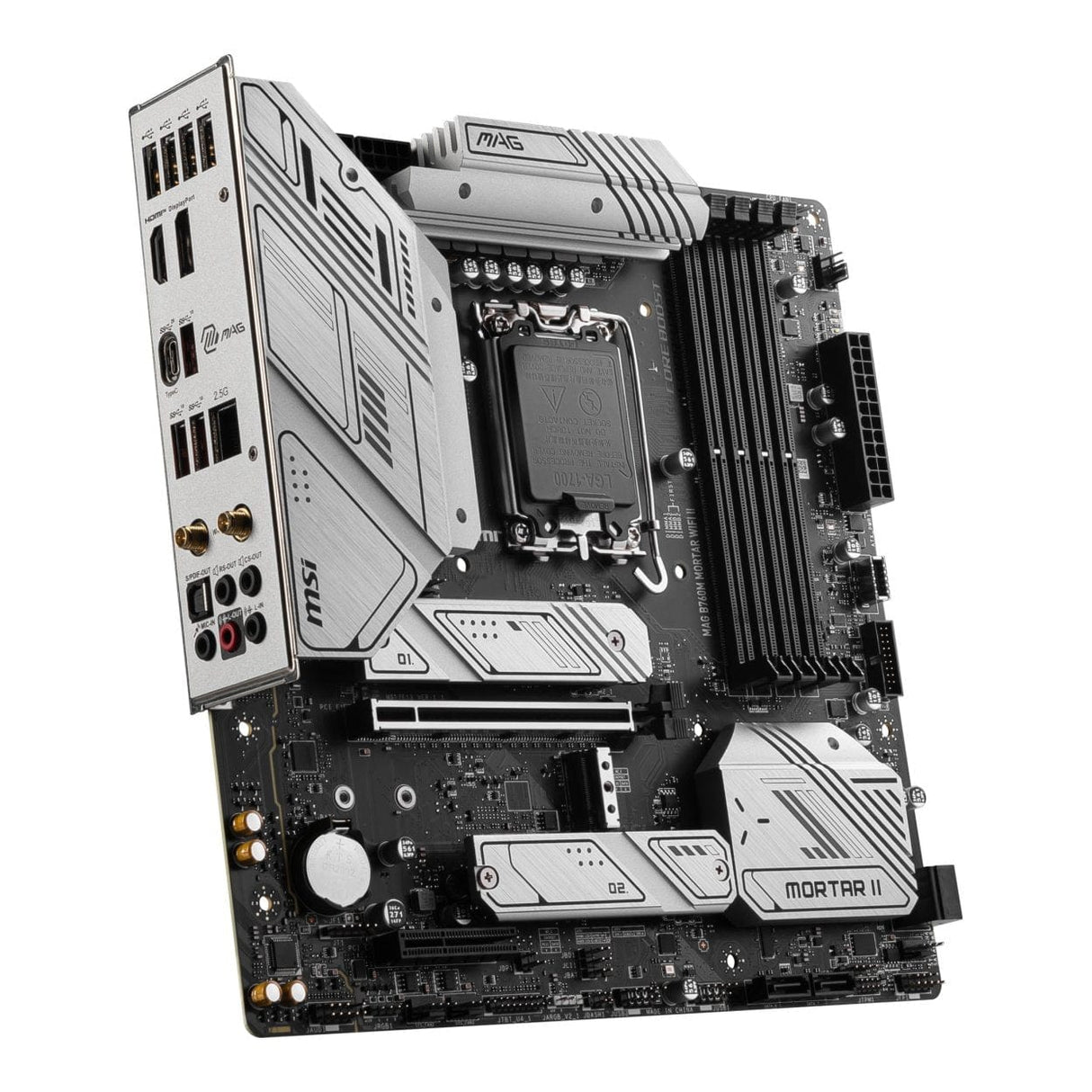 MSI MAG B760M Mortar Wi-Fi II DDR5 Intel LGA 1700 micro ATX Motherboard