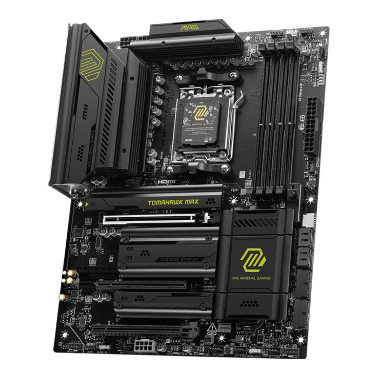 MSI MAG B850 TOMAHAWK MAX Wi-Fi AMD Socket AM5 AI-Ready ATX Motherboard