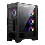 MSI MAG Forge 120A Airflow Static RGB Tempered Glass Steel Mesh ATX Mid-Tower PC Case Black