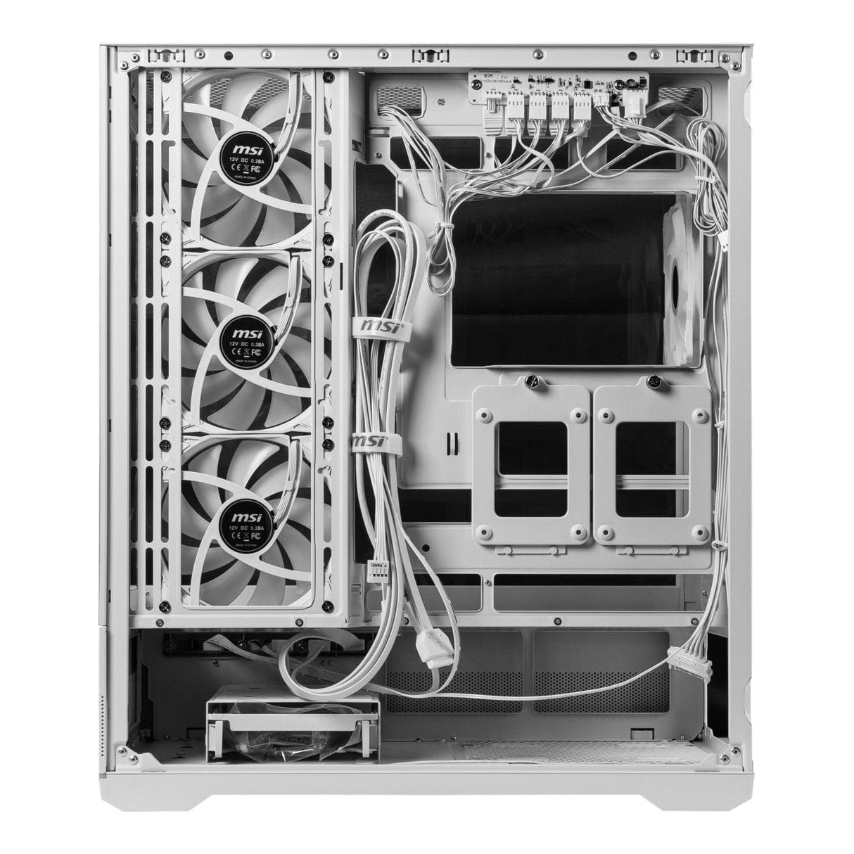 MSI MAG PANO 110R PZ White ARGB Tempered Glass Steel ATX Mid-Tower PC Case