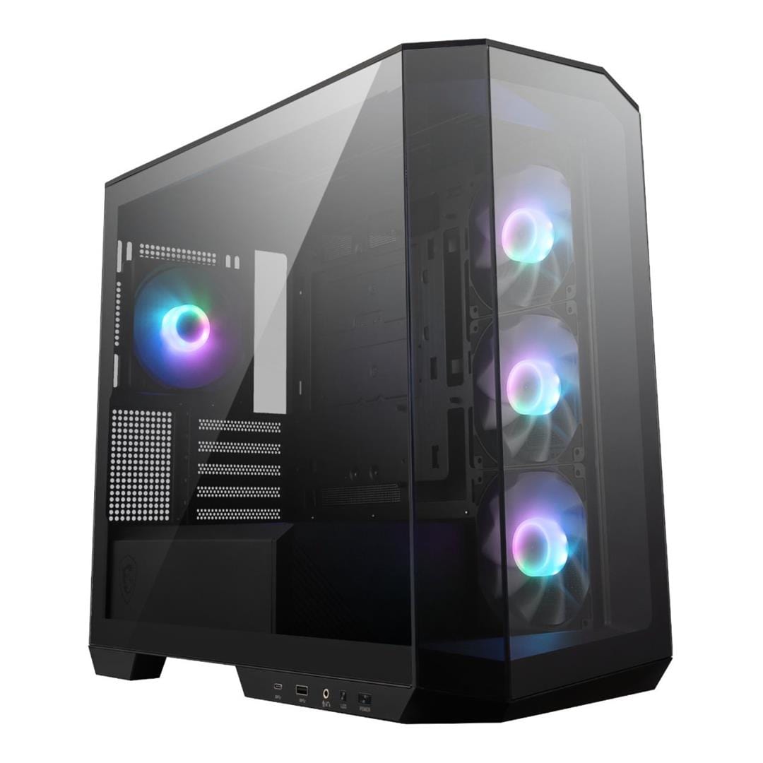 MSI MAG PANO M100R PZ Micro Tower PC Case Black