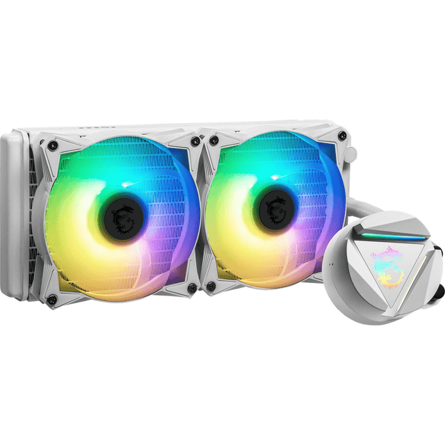 MSI MAG CoreLiquid 240R V2 ARGB CPU Liquid Cooler - White MAGCORELIQUID240RV2-W
