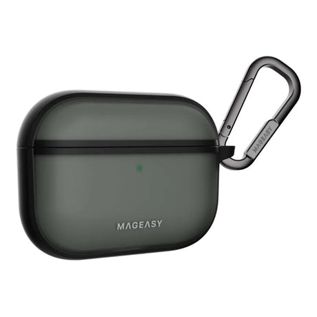 MAGEASY Roam Case for AirPods Pro 3 Translucent Black MAPAP3174MT25