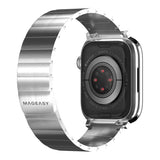 MagEasy Maestro M 49mm Magnetic Stainless Steel Band for Apple Watch Silver MAW245044SV22