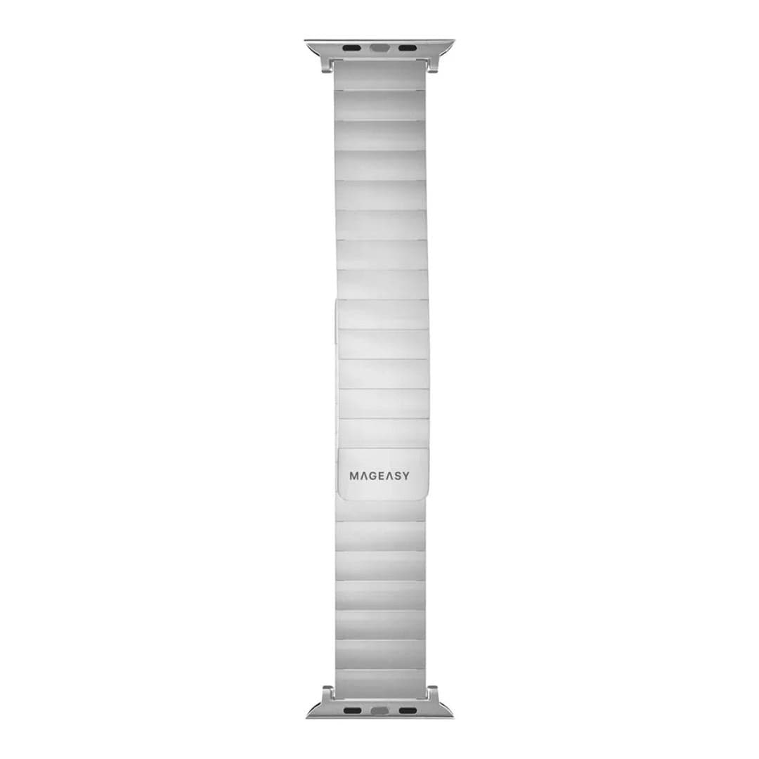 MagEasy Maestro M 49mm Magnetic Stainless Steel Band for Apple Watch Silver MAW245044SV22