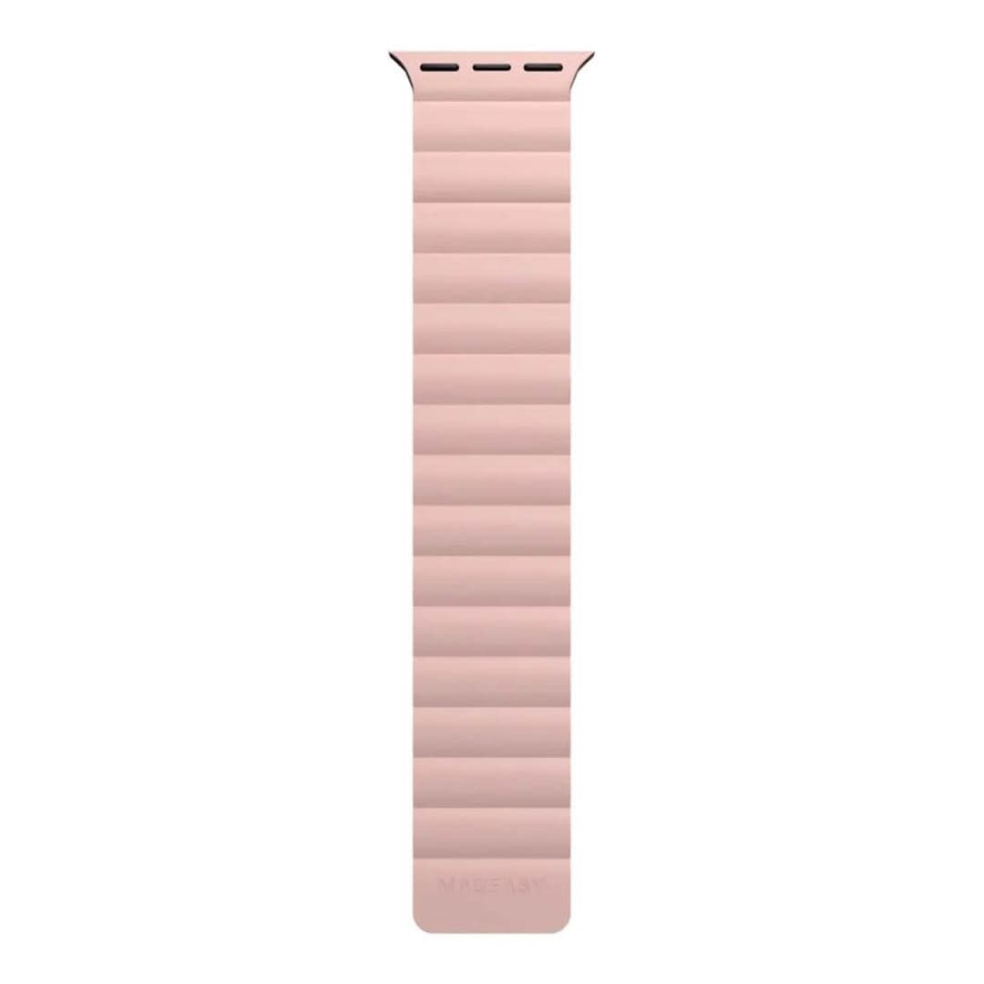 SwitchEasy 45mm Skin Silicone Magnetic Watch Band for Apple Watch Pink MAW245078PK22