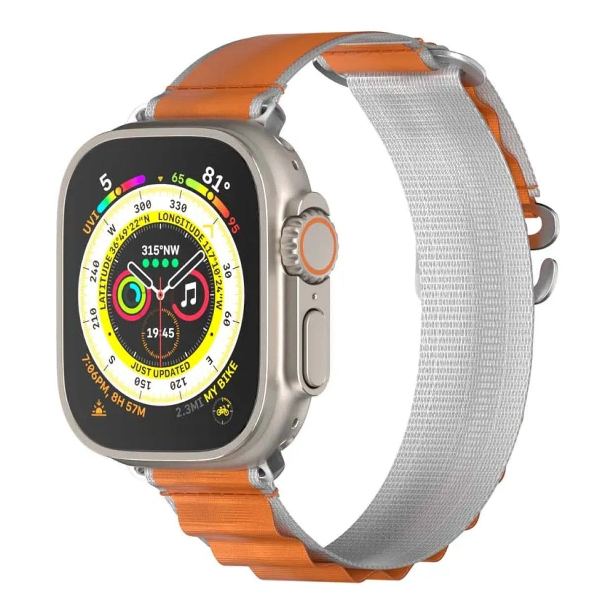SwitchEasy 41mm Active Sport G-hook Watch Loop for Apple Watch Orange MAW341160OR23