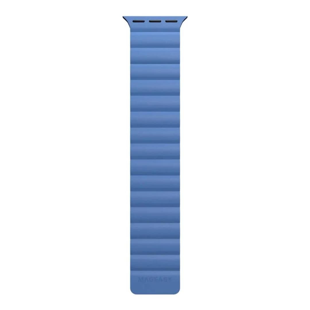 SwitchEasy 45mm Skin Silicone Magnetic Watch Band for Apple Watch Blue MAW459078BL23