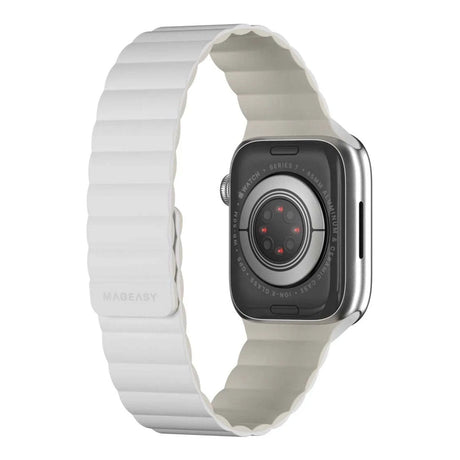 SwitchEasy 45mm Skin Silicone Magnetic Watch Band for Apple Watch Skywriting MAW459078SY23