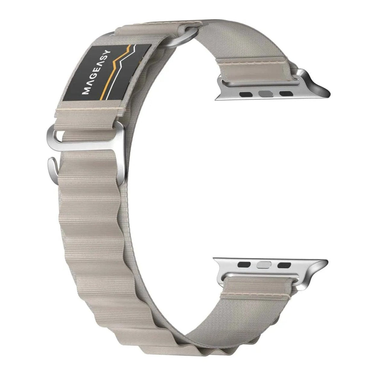 SwitchEasy 49mm Active Sport G-hook Watch Loop for Apple Watch Starlight MAW459160SI23