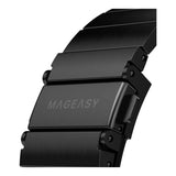 MagEasy Maestro 42mm Stainless Steel Band for Apple Watch Black MAW801034BK22