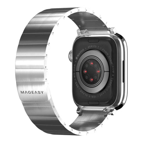 MagEasy Maestro M 41mm Magnetic Stainless Steel Band for Apple Watch Silver MAW801044SV22