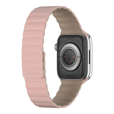 SwitchEasy 41mm Skin Silicone Magnetic Watch Band for Apple Watch Pink MAW801078PK22