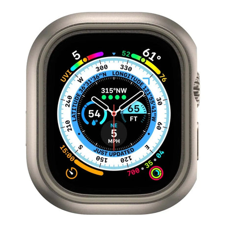 SwitchEasy Odyssey Ultra 49mm Aluminum Apple Watch Case - Titanium MAWU49007TT22